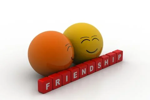 Friendship day concept Free Stock Illustration