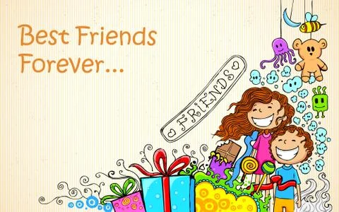 Friendship Day Stock Illustration