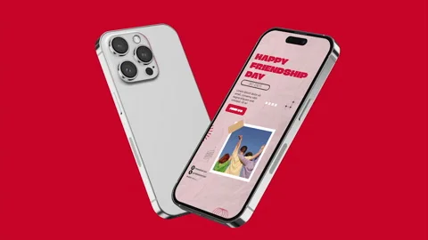 Friendship Day Vertical Promo After Effects stock
