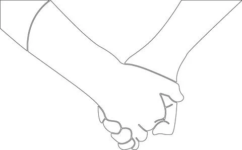 Friendship Hands Vector illustration Stock Illustration