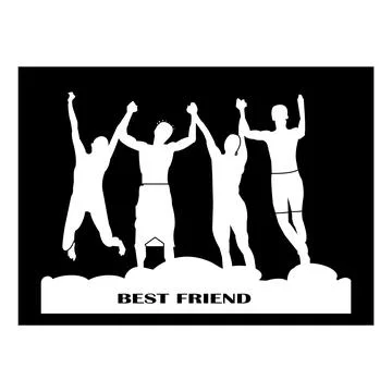 Friendship icon Stock Illustration