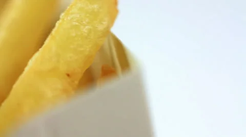 Fries closeup Stock Footage 32686607