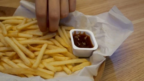 Fries-dip-2 Stock Footage 101583551