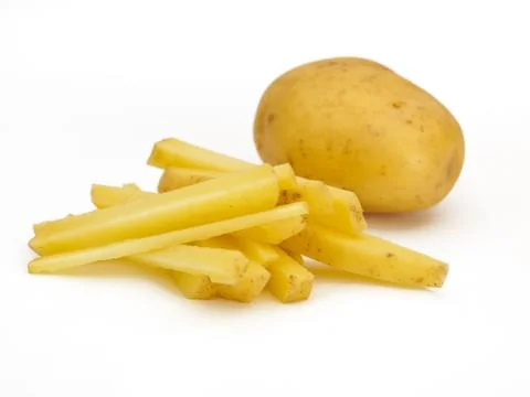 Fries with potato Stock Photos