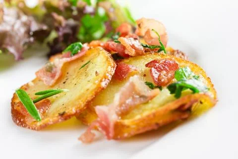 Fries potatoes Foto stock