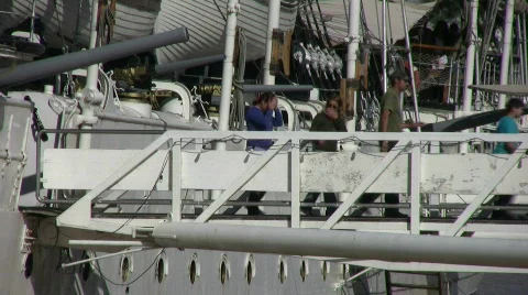 Frigate Sarmiento 3 Vídeo Stock 374962