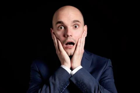 Frightened Man Stock Photos