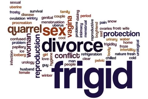 Frigid word cloud concept Stock Illustration