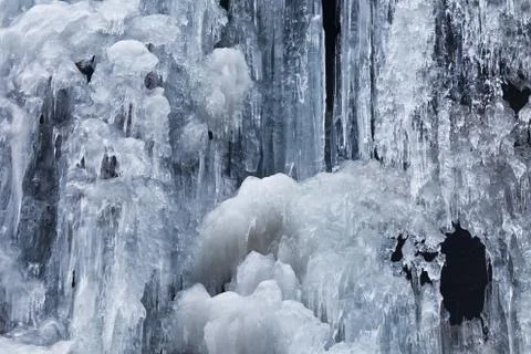Fringe of ice Stock Photos