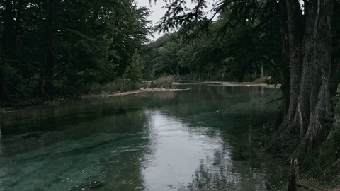 Frio River flowing Video stock 77421638