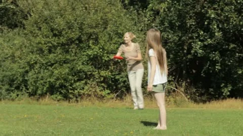 Frisbee Fun Stock Footage 22637500