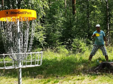 Frisbee Golf Stock Photos