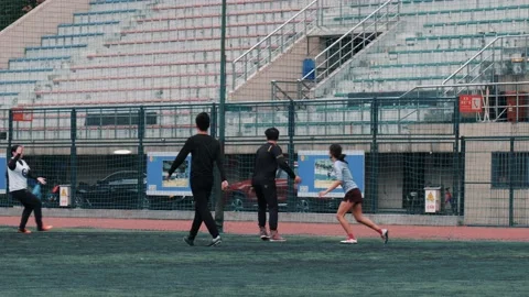 Frisbee training-03 Stock Footage 222501145