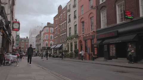 Frith Street Stock Footage 37267414