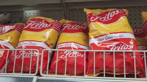 Fritos Corn Chips Bag 스톡 동영상 191997728