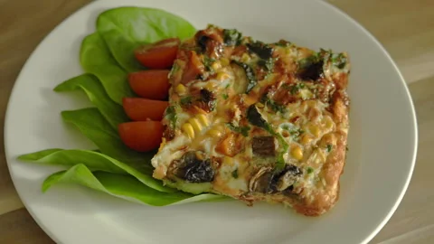 Frittata Stock Footage 278946202