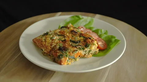 Frittata Stock Footage 278956785