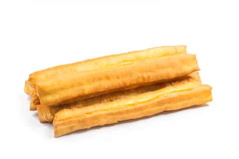 Fritters on white background Stock Photos