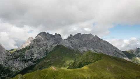 Friuli, time lapse of Monte Coglians Stock Footage