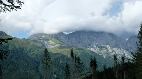 Friuli, view of Mount Coglians Stock Footage 130253944