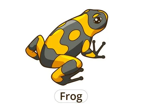 Frog cartoon vector illustration Stock Illustration