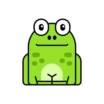 Frog icon Illustrazione stock