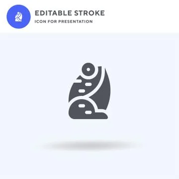 Frog icon vector, filled flat sign, solid pictogram isolated on white, logo i Illustrazione stock