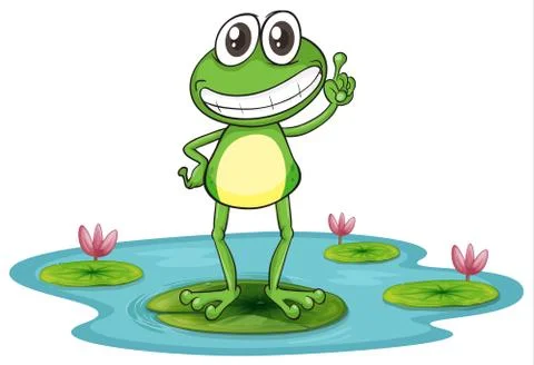 A frog Stock Illustration
