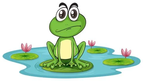 A frog Stock Illustration