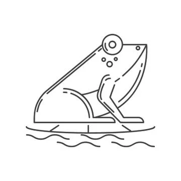 Frog Stock-Illustration