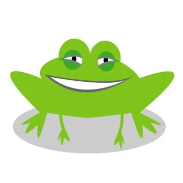 Frog illustration vector Stock Illustration
