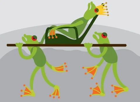 The Frog King 2 Stock Illustration