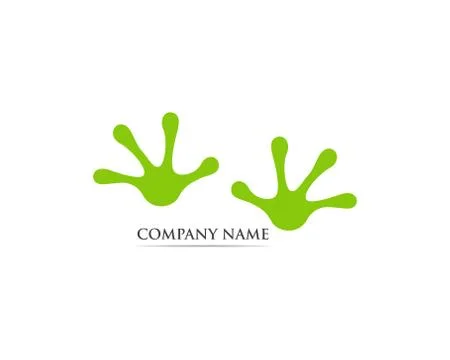 Frog logo  and symbol vector illustration Stock Illustration