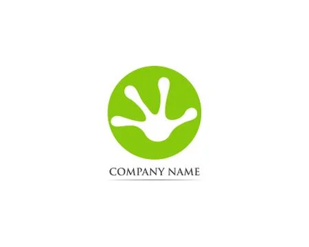 Frog logo  and symbol vector illustration Illustrazione stock