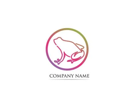 Frog logo  and symbol vector illustration Stock Illustration