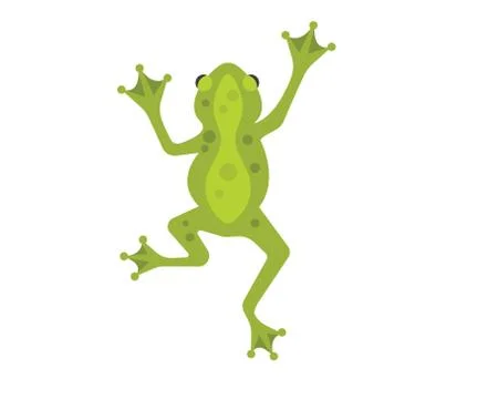 Frog Logo Template vector illustration Stock Illustration