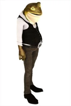 Frog man Stock Illustration