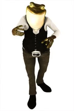 Frog man Stock Illustration