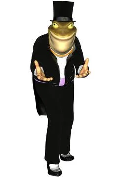 Frog man Stock Illustration