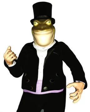 Frog man Stock Illustration