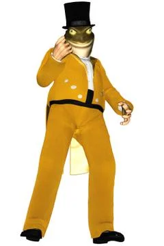 Frog man Stock Illustration