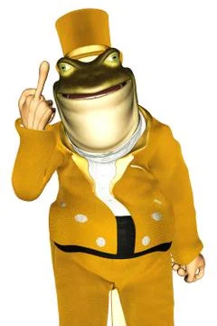 Frog man Stock Illustration