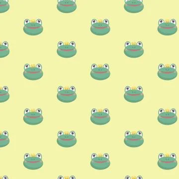 Frog pattern. Stock Illustration