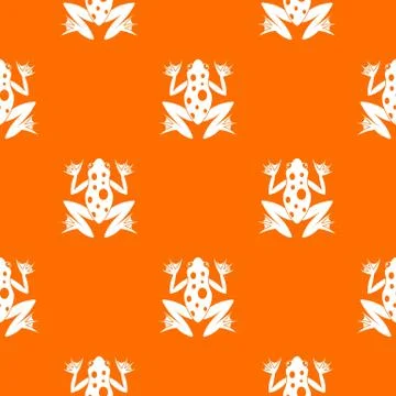 Frog pattern seamless Illustrazione stock