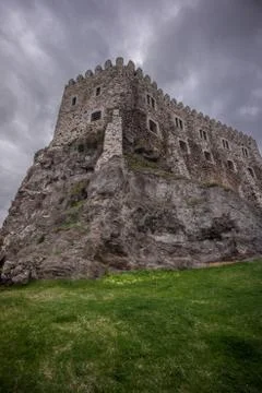 Frog perspective of inner fortification of rabati Stock Photos