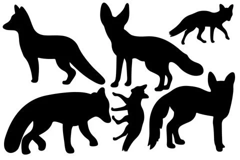 Frog silhouette vector for websites, graphics related artwork Stock Illustration