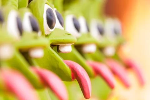 Frog statue Stock Photos