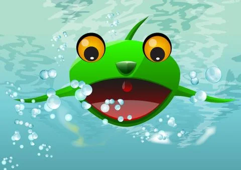 Frog Thing, illustration Stock Illustration