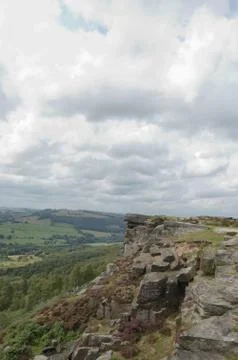 Froggatt edge vert Stock Photos