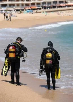 Frogmen Stock Photos